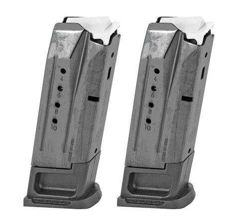 Ruger Security 9 Magazine 9mm 10 Rd Black 2-Pack